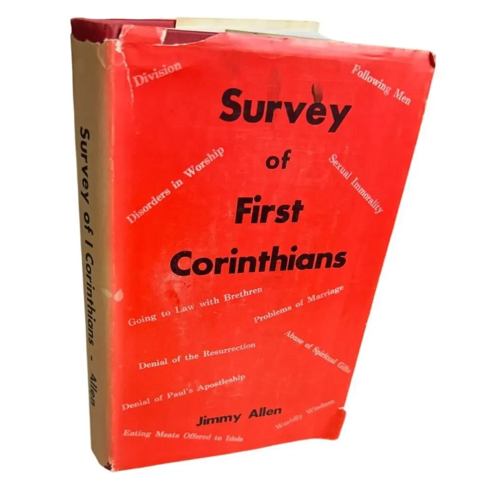Survey of the First Corinthians Jimmy Allen 1975 Hardcover Bible Study